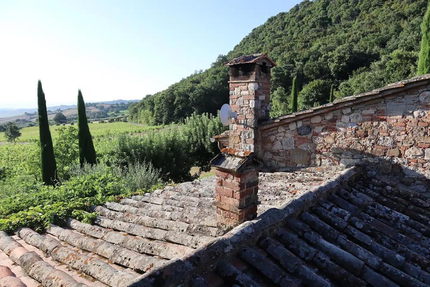 Bed and Breakfast Abbadia Wine Relais Montefollonico Exterior foto